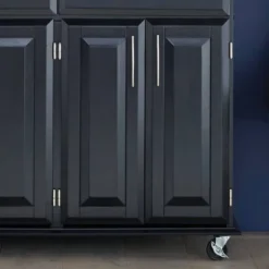 Dolly Madison Kitchen Island Cart Wood/Black/Natural - Home Styles -Furniture Specialty Store GUEST 87e3d8b6 3c1e 4c6a 86a5 25552bf72661