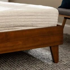 Alice Mid-Century Solid Wood Platform Bed - Saracina Home -Furniture Specialty Store GUEST 88141c0c 46d2 4a52 8e0c 50c25b31e716
