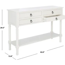 Haines 4 Drawer Console Table - Safavieh -Furniture Specialty Store GUEST 885377f5 68fe 46d8 beca 22021e4d9401