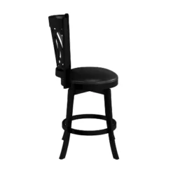 25" Van Draus Swivel Counter Height Barstool Metal/Black - Hillsdale Furniture -Furniture Specialty Store GUEST 888386bb 615c 42aa 9e3b 18f63675dc05