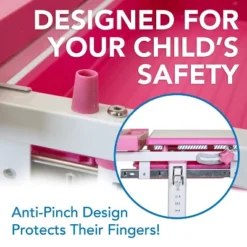 Mount-It! Kids Desk And Chair Set For Ages 3 To 10 - Pink -Furniture Specialty Store GUEST 88aad389 b73a 42f3 b2bf 087b35399c3b