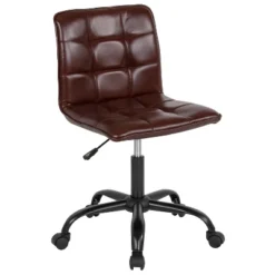 Emma And Oliver Home Office Armless Task Office Chair With Tufted Back/Seat -Furniture Specialty Store GUEST 88ce647d 6687 421b 9313 9bbca6fe84a9