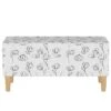 Storage Bench Contoured Tulips White - Skyline Furniture -Furniture Specialty Store GUEST 89265051 d76f 4809 a363 46b673f6597f