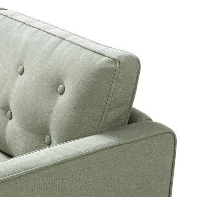 74" Lauren Sofa Pearl Green - Zinus 7 74" Lauren Sofa Pearl Green - Zinus - Image 5