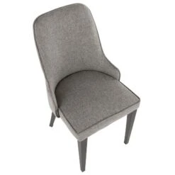 Set Of 2 Nueva Contemporary Dining Accent Chair Gray - LumiSource -Furniture Specialty Store GUEST 89b7a537 4109 4af6 adad a49dc516c820