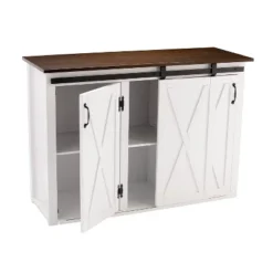 Lashire Barn Door Kitchen Island White - Aiden Lane 15 Lashire Barn Door Kitchen Island White - Aiden Lane -Furniture Specialty Store GUEST 89f6bf6f 8686 45de 82df 11da035a944d