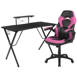 Flash Furniture Gaming Desk And Racing Chair Set With Cup Holder, Headphone Hook, And Monitor/Smartphone Stand 29 Flash Furniture Gaming Desk And Racing Chair Set With Cup Holder, Headphone Hook, And Monitor/Smartphone Stand -Furniture Specialty Store GUEST 8a12d3f1 6910 41d5 a1ae 995cd7cea7f0