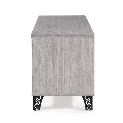 65" Celine Mid Century Modern Entertainment Unit - Christopher Knight Home 4 65" Celine Mid Century Modern Entertainment Unit - Christopher Knight Home - Image 2