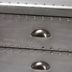 5 Drawer Davet Metal Accent Chest Silver - Baxton Studio -Furniture Specialty Store GUEST 8ae3df62 4f2d 4cee 98f4 6c8e9a6c6741