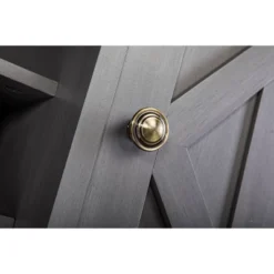 47" Wood Bar Cabinet With Brushed Nickel Knobs Gray - Home Essentials -Furniture Specialty Store GUEST 8bd28b8b b07e 4f1f b75b 9b8bde93b196