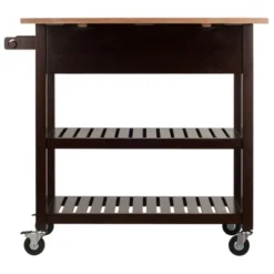 Langdon Kitchen Cart Cappuccino - Winsome -Furniture Specialty Store GUEST 8c8b5008 7932 4bff a070 06361383a50c