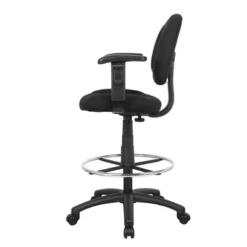 Drafting Stool With Footring And Adjustable Arms - Boss Office Products -Furniture Specialty Store GUEST 8ca36099 0ccb 402a 8214 f3d837484b4e