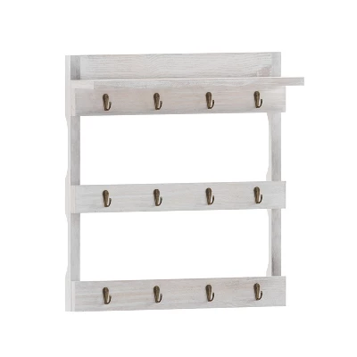 Emma And Oliver Wall Mounted Mug Rack With 12 Coffee Cup Hangers And Built-In Shelf For Coffee, Sugar & More 13 Emma And Oliver Wall Mounted Mug Rack With 12 Coffee Cup Hangers And Built-In Shelf For Coffee, Sugar & More - Image 11