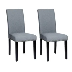 Costway Set Of 2 Fabric Dining Chairs Upholstered With Nailhead Trim 28 Costway Set Of 2 Fabric Dining Chairs Upholstered With Nailhead Trim -Furniture Specialty Store GUEST 8d0601d3 61ba 400b a6a7 01312a02d344