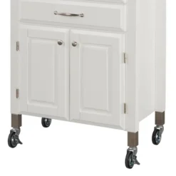 Small Dolly Madison Kitchen Cart With Natural Top Off White - Homestyles -Furniture Specialty Store GUEST 8d1750a4 f7ef 4f50 ae92 1b572ec5a945