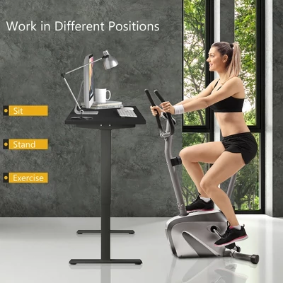 Costway Electric Adjustable Standing Up Desk Dual Motor W/ Controller Black 11 Costway Electric Adjustable Standing Up Desk Dual Motor W/ Controller Black - Image 9