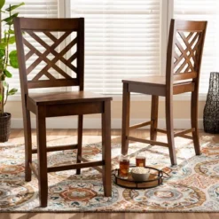 2pc Caron Wood Counter Stool Set - Baxton Studio 14 2pc Caron Wood Counter Stool Set - Baxton Studio -Furniture Specialty Store GUEST 8e1fa5ea 8e85 42c2 960b 728c1d357704