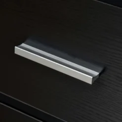 Vinsetto Lateral File Cabinet With Wheels, Mobile Printer Stand With Open Shelves And Drawers For A4 Size Documents, Black -Furniture Specialty Store GUEST 8e9f4dc8 35ce 4bee bd71 5062e0af80cf