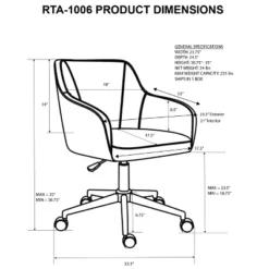 Comfy And Classy Home Office Chair- Beige- Techni Mobili -Furniture Specialty Store GUEST 8ef92faa 80c9 4256 8da4 79af032f5046