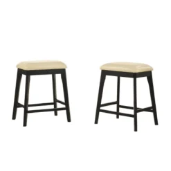 Set Of 2 25" Mirabelle Upholstered Counter Height Barstools - Carolina Chair & Table -Furniture Specialty Store GUEST 8fc51eaf 0419 4b4c b6af 9c95633dd1ee