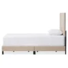 Paris Modern And Contemporary Linen Upholstered Tufting Platform Bed - Twin - Baxton Studio -Furniture Specialty Store GUEST 8fe21fa2 6596 46dd 9390 261396230469