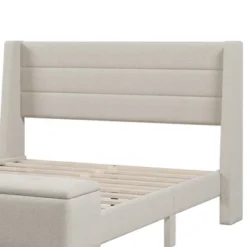 Queen Size Upholstered Wood Storage Platform Bed Frame With Storage Ottoman Bench-ModernLuxe -Furniture Specialty Store GUEST 8ffd9e52 c6fe 40a5 b634 c123d8ca7e52