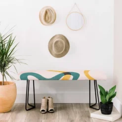 ThirtyOne Illustrations Streamers Bench Pink - Deny Designs -Furniture Specialty Store GUEST 8ffde52e e673 4ea8 9d5c 5b5c14aba506