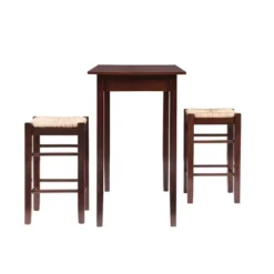 3pc Counter Height Table Dining Sets Wood/Brown - Linon -Furniture Specialty Store GUEST 902617fb e8a8 49c5 b40b ab0a285b0589