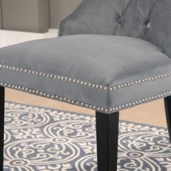 Set Of 2 Monet Tufted Velvet Dining Chairs - Abbyson Living -Furniture Specialty Store GUEST 90832a81 42c7 4980 bb7b ddff9e43f2bd