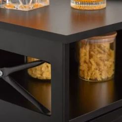 HOMCOM Sideboard Buffet Table Storage Cabinet With Large Tabletop, 2 Cabinets, 2 Drawers And Crossbar Side Design -Furniture Specialty Store GUEST 90a803c6 5b73 4e36 bc38 7d0d2394a92b