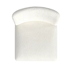 Upholstered Dining Chair Cream Boucle - HomePop -Furniture Specialty Store GUEST 90d23bf9 1a08 4fe4 939a ae8f270bf330