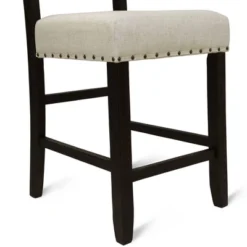 2pk Eliza Button Tufted Counter Height Barstool Black/Beige - HOMES: Inside + Out 8 2pk Eliza Button Tufted Counter Height Barstool Black/Beige - HOMES: Inside + Out -Furniture Specialty Store GUEST 9174a7c6 e1ae 40c0 b828 344258ff2894