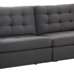72" Earsom Sofa Gray Linen - Acme Furniture -Furniture Specialty Store GUEST 927079bf 6dc5 4454 9463 a60206c9134b