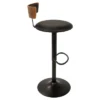 Weller Contemporary Barstool With Black Frame Walnut Wood/Black - Lumisource -Furniture Specialty Store GUEST 92c05cf8 aff6 4f00 87c1 0c445a799365