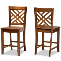 2pc Caron Wood Counter Stool Set - Baxton Studio 16 2pc Caron Wood Counter Stool Set - Baxton Studio -Furniture Specialty Store GUEST 93409e39 ce18 46dd b485 b98a80d46925