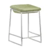 24" Set Of 2 Contemporary Sleek Modern Counter Height Barstools Green - ZM Home -Furniture Specialty Store GUEST 93c45de2 9186 4017 a9b8 f6473bf07b9e