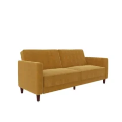 Pin Tufted Velvet Transitional Futon - Room & Joy -Furniture Specialty Store GUEST 948add4a 9f03 4631 999e 148010a61475