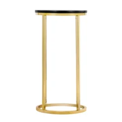 Ellias Round Side Table Black/Gold - Finch -Furniture Specialty Store GUEST 95247ee3 7cb7 49c2 8a8f d0999ff2e1f0