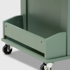 Dorthy Two-Tone Wood Kitchen Cart Green/Natural - Baxton Studio -Furniture Specialty Store GUEST 956ec138 1760 4f29 9e74 2a1fa43eaf69