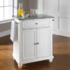Cambridge Gray Granite Top Portable Kitchen Island/Cart White - Crosley 2 Cambridge Gray Granite Top Portable Kitchen Island/Cart White - Crosley -Furniture Specialty Store GUEST 9648cfc1 ab3e 425c 8ae7 94eac839b0a9