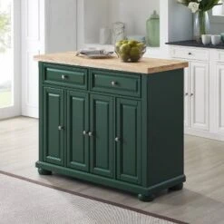 Madison Kitchen Island/Cart Emerald Green - Crosley -Furniture Specialty Store GUEST 9749606c f9e2 481a a567 504a54368202