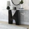 Riverpoint Modern Rectangle Console Table Clear/Black - HOMES: Inside + Out -Furniture Specialty Store GUEST 97664e56 be69 4059 9f7b ad0df5721705