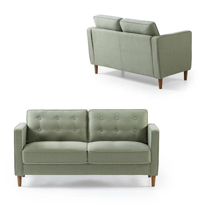 74" Lauren Sofa Pearl Green - Zinus 10 74" Lauren Sofa Pearl Green - Zinus - Image 8