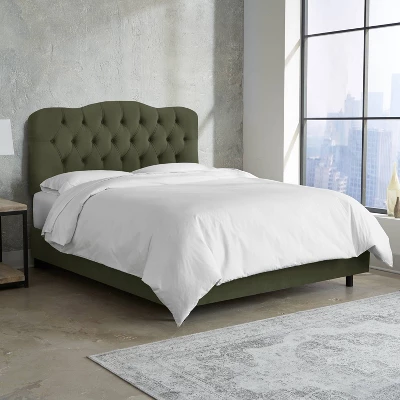 Seville Upholstered Bed In Linen - Skyline Furniture 7 Seville Upholstered Bed In Linen - Skyline Furniture - Image 5