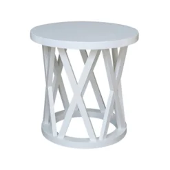 24" Ceylon Round End Table - International Concepts -Furniture Specialty Store GUEST 989a089c 177d 4a58 bb76 3f0b25d99a78