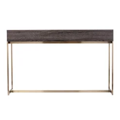 Frondi Long Console Table Black Oak/Antique Brass - Aiden Lane -Furniture Specialty Store GUEST 98a25338 e222 4277 b873 5fbfef429559