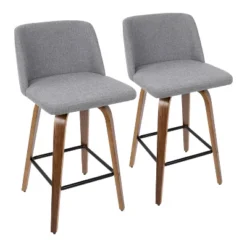Set Of 2 Toriano Mid-Century Modern Counter Height Barstool - LumiSource -Furniture Specialty Store GUEST 98df4d67 e9d8 4c9c b139 2c643a82717c