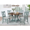5pc Lexin Round Dining Table Set Antique Light Blue/Dark Oak - MiBasics 1 5pc Lexin Round Dining Table Set Antique Light Blue/Dark Oak - MiBasics -Furniture Specialty Store GUEST 99bf934b d732 4662 b21f 5a02cb2ddf02