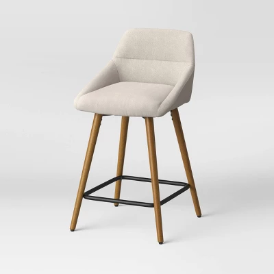 Timo Swivel Counter Height Barstool With Wood - Threshold™ 9 Timo Swivel Counter Height Barstool With Wood - Threshold™ - Image 7