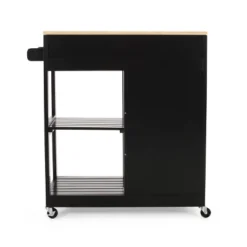 Telfair Kitchen Cart With Wheels - Christopher Knight Home -Furniture Specialty Store GUEST 9a3fa1c0 3b22 49dd a161 07a0ffd0aecf